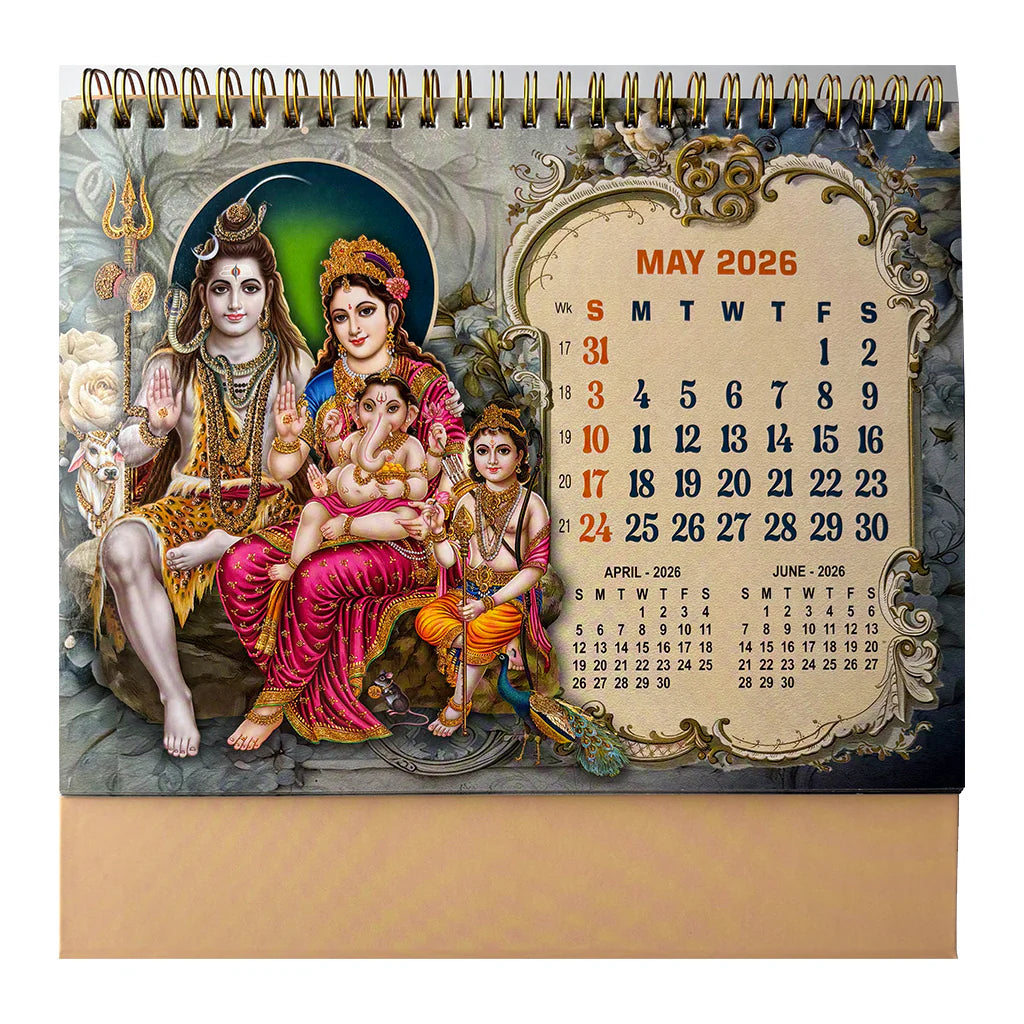 Eleganza 01 Table Calendar 2026