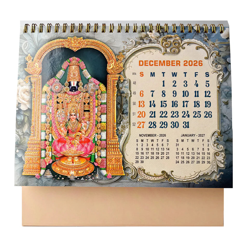 Eleganza 01 Table Calendar 2026