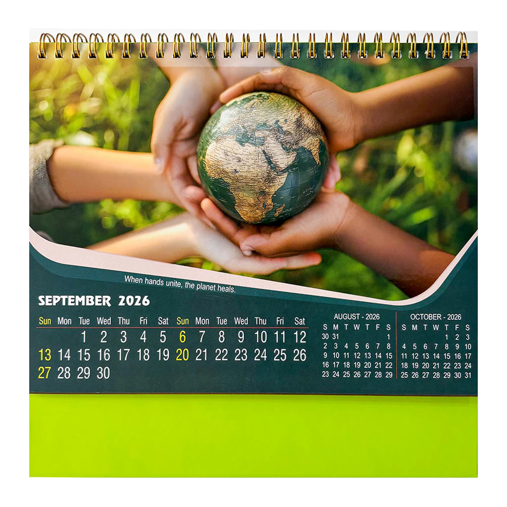 Eleganza 04 Table Calendar 2026