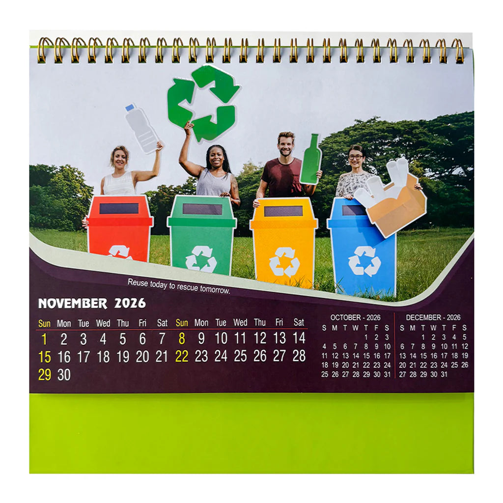 Eleganza 04 Table Calendar 2026