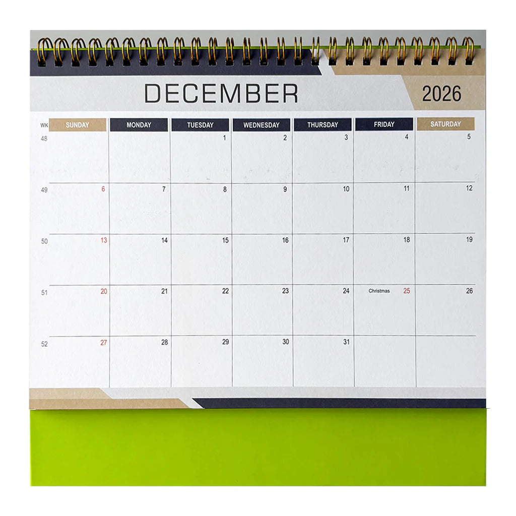 Eleganza 04 Table Calendar 2026