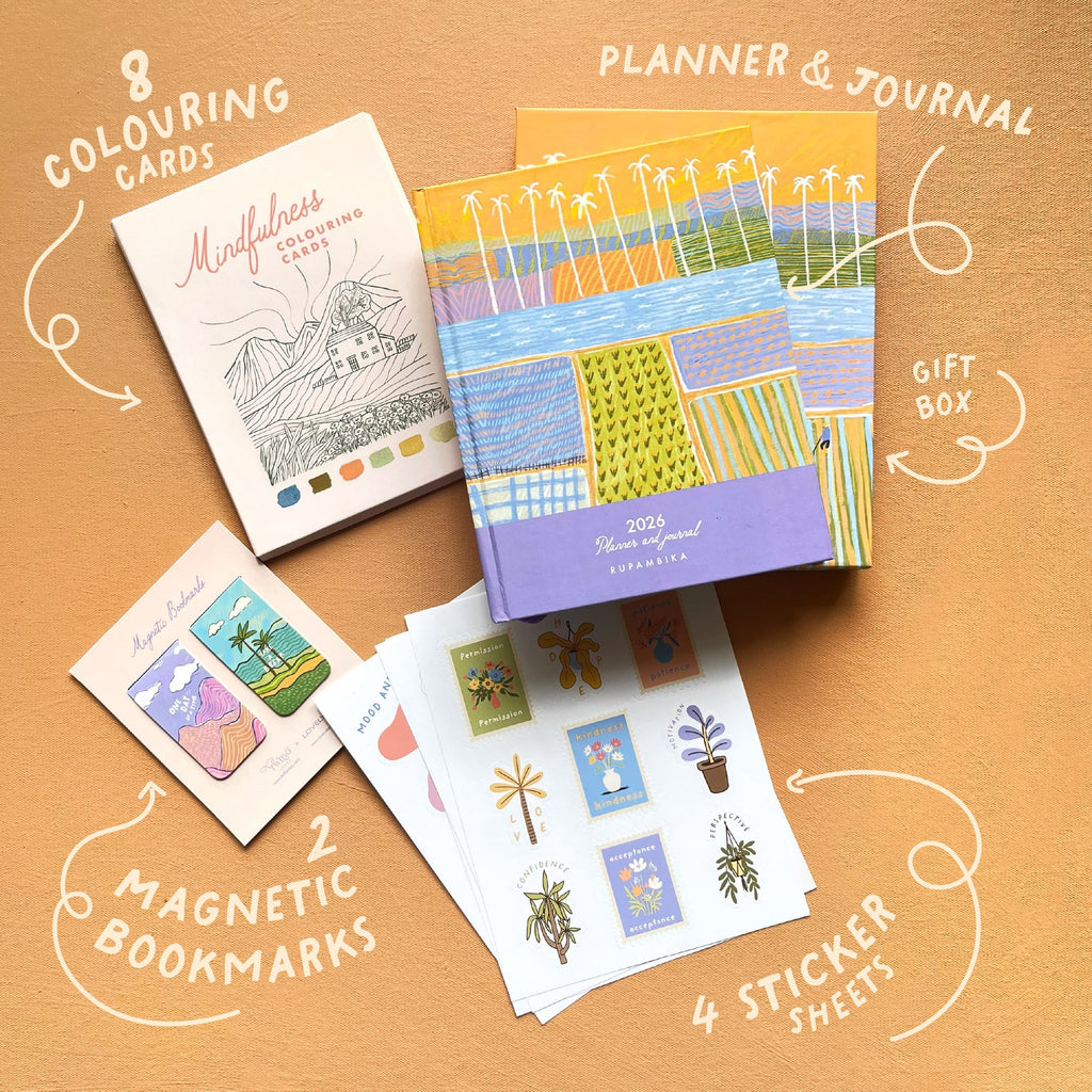 Fields of Calm - Dated Planner and Journal-2026