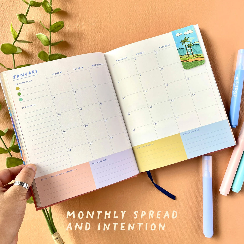 Fields of Calm - Dated Planner and Journal-2026