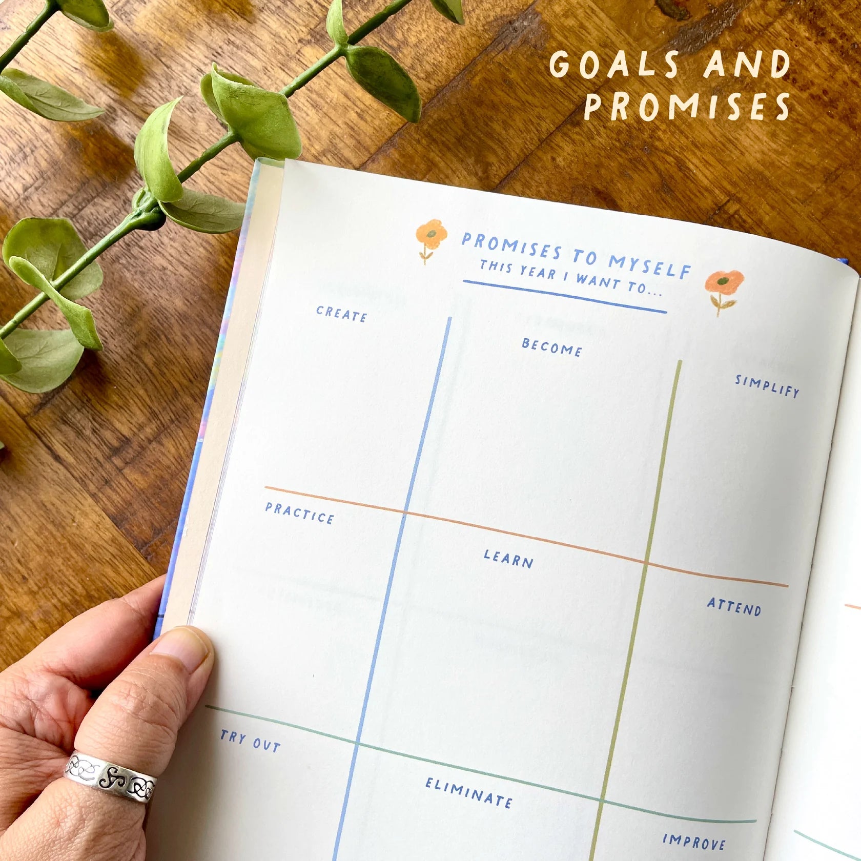 Fresh Bloom - Dated Planner and Journal-2026