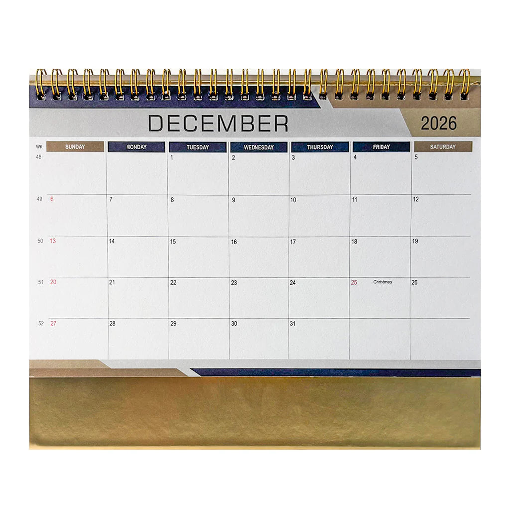 Premia 03 Table Calendar 2026