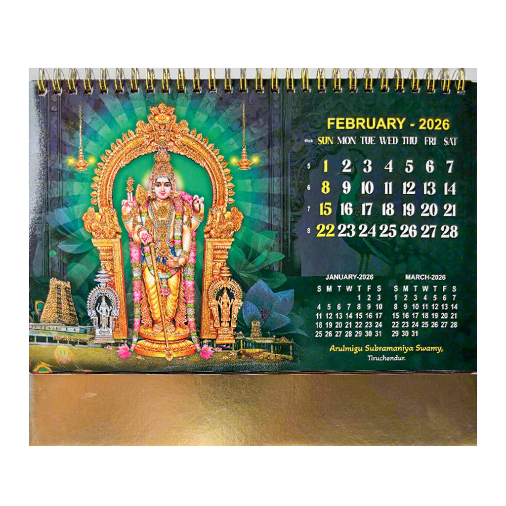 Premia 02 Table Calendar 2026