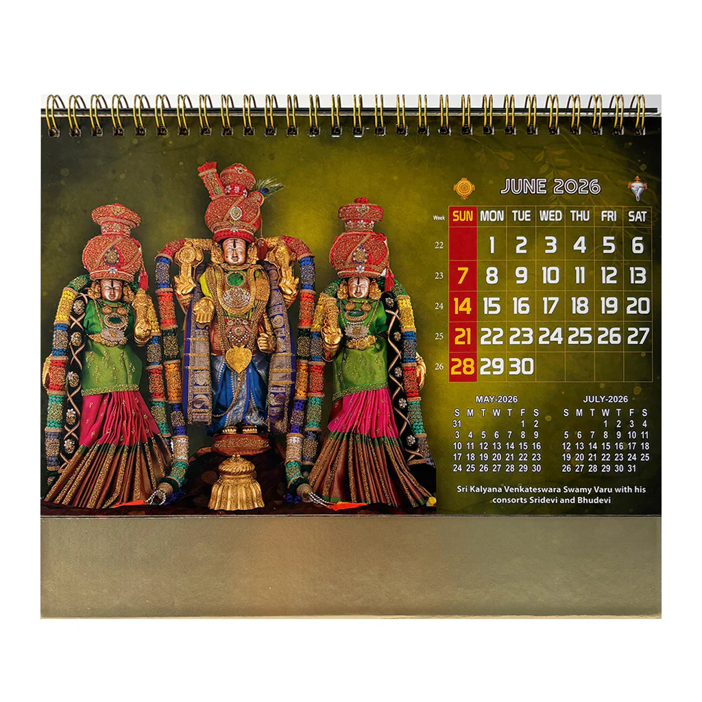 Premia 01 Table Calendar 2026