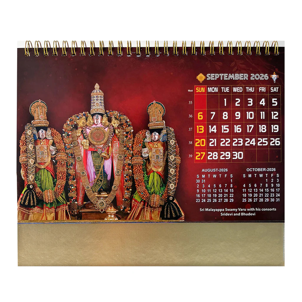 Premia 01 Table Calendar 2026