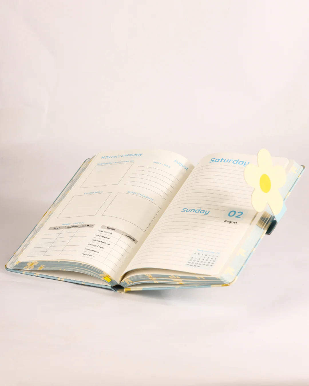 Botanic Blue Diary-2026