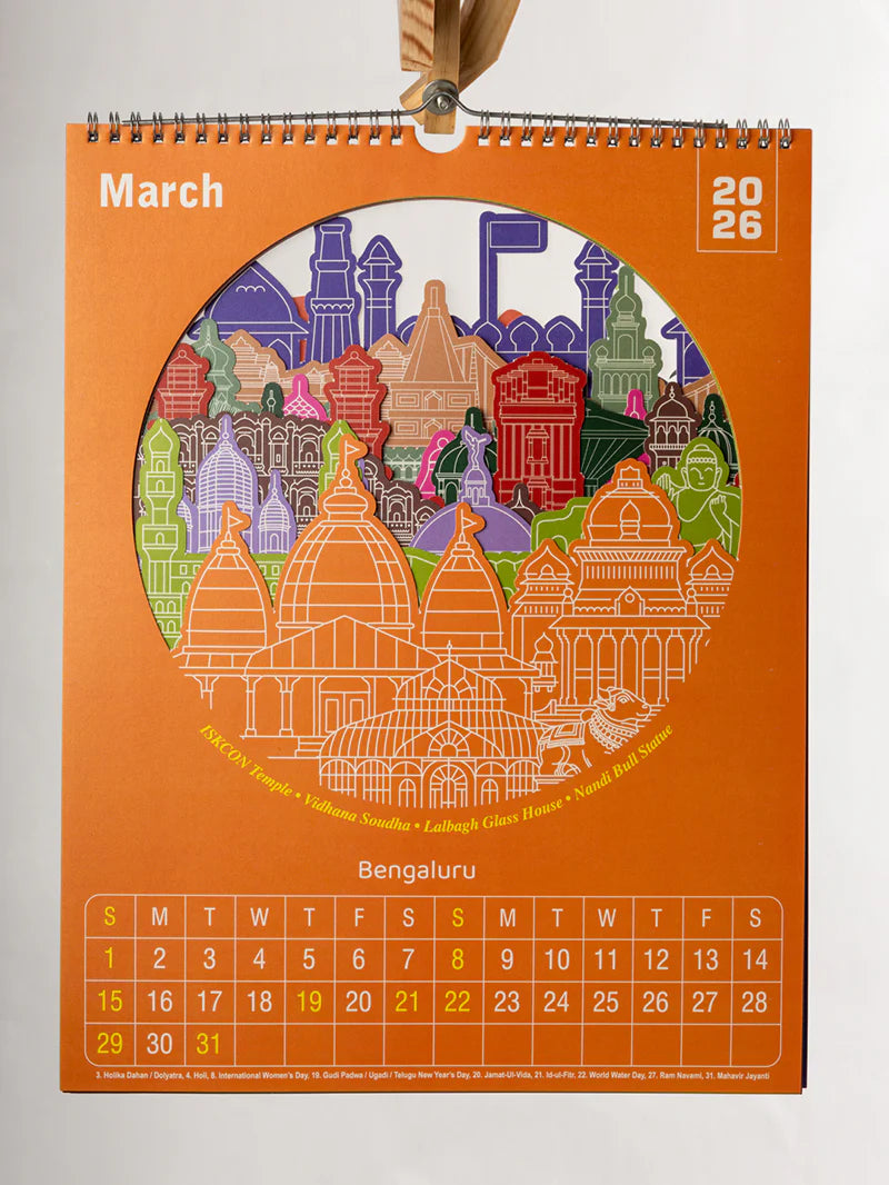 Indian Wall Calendar-2026