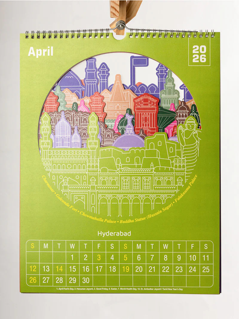 Indian Wall Calendar-2026