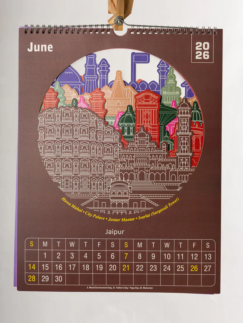 Indian Wall Calendar-2026