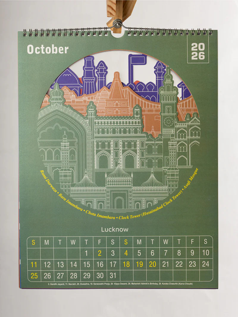 Indian Wall Calendar-2026