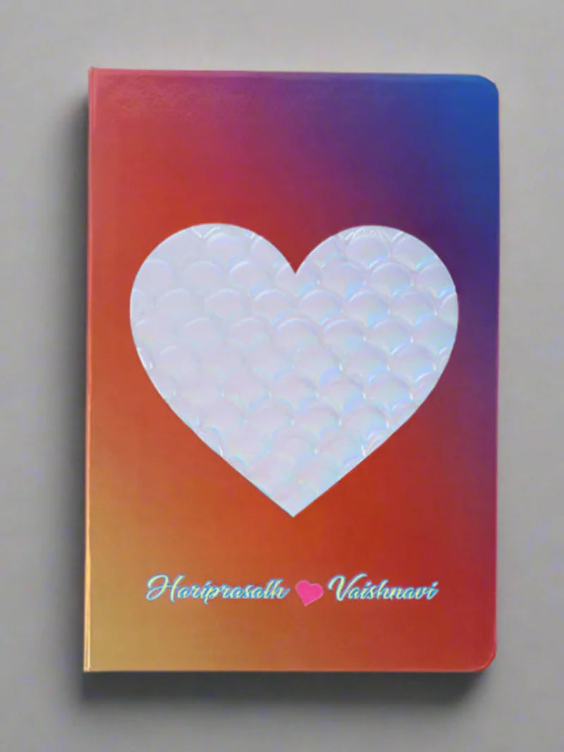 Inked with love - Orange and Blue