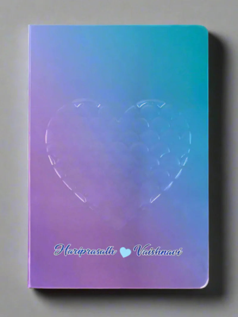 Inked with love - Violet and skyblue