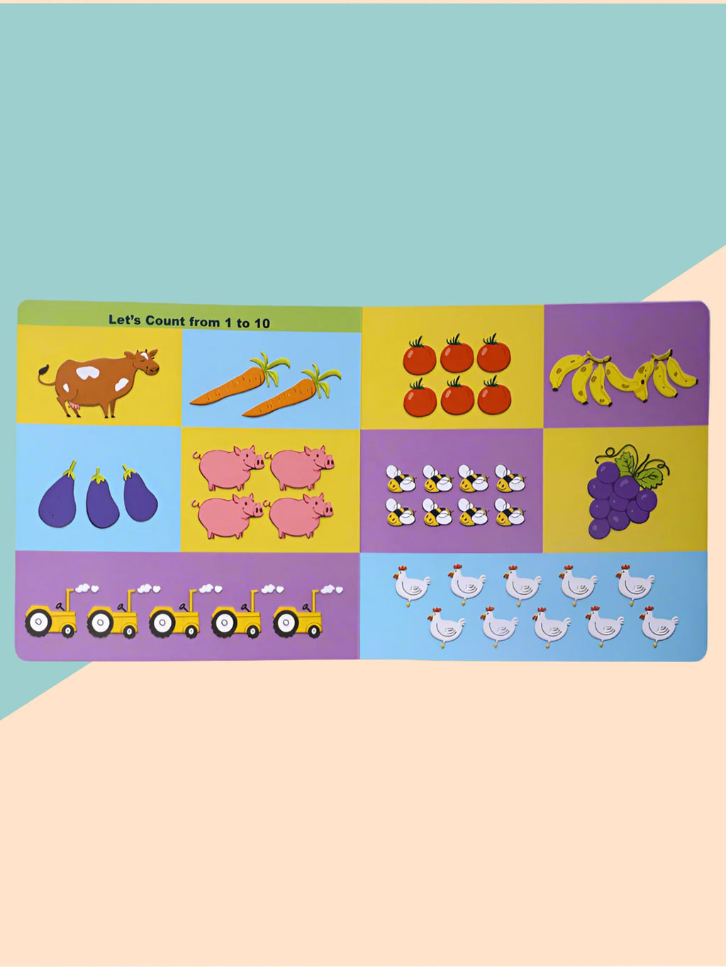 A Farm full of numbers board book